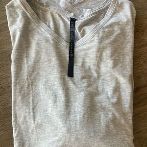 Light grey lululemon vneck tshirt